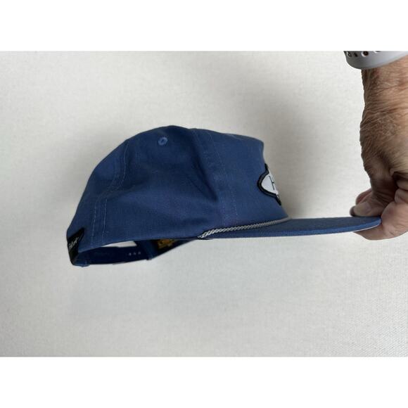 Huk Fish Performance Snapback Corded Trucker Hat Blue One Size Fishing Casual - Picture 4 of 9